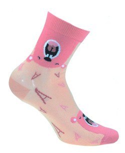 SKARPETKI COTTOLINE WOMAN 39-41 rose.c18/wz.271