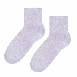SKARPETKI DAMSKIE BAWEŁNIANE 037 35-37 szary 056