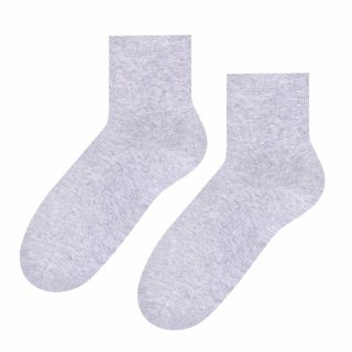 SKARPETKI DAMSKIE BAWEŁNIANE 037 35-37 szary 056