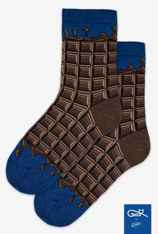 SKARPETKI GATTA WEDEL 39-41 dark choco.wz 02