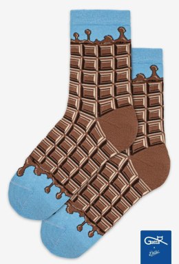 SKARPETKI GATTA WEDEL 39-41 milky choco.wz 02