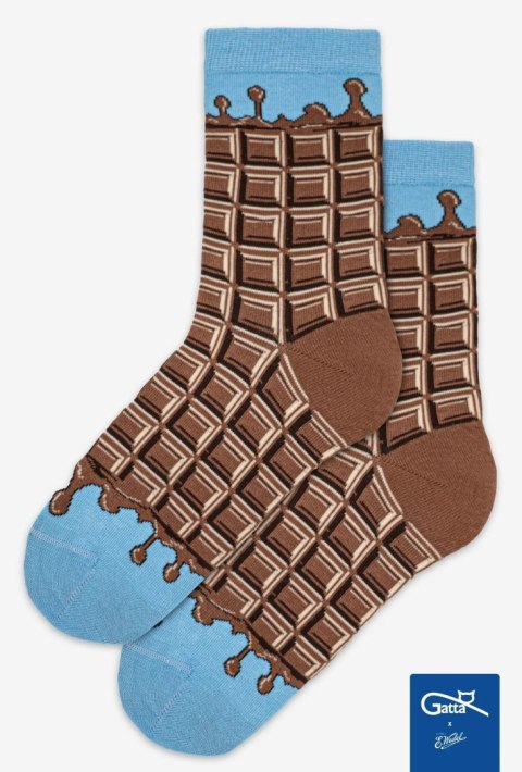 SKARPETKI GATTA WEDEL 39-41 milky choco.wz 02 SKARPETKI GATTA WEDEL 39-41 milky choco.wz 02