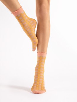 SKARPETKI SUNNY 15 DEN uni peach/rose
