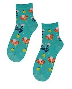 SKARPETY PERFECT WOMAN FANTASIA 36-38 turquoise.t25/wz.224