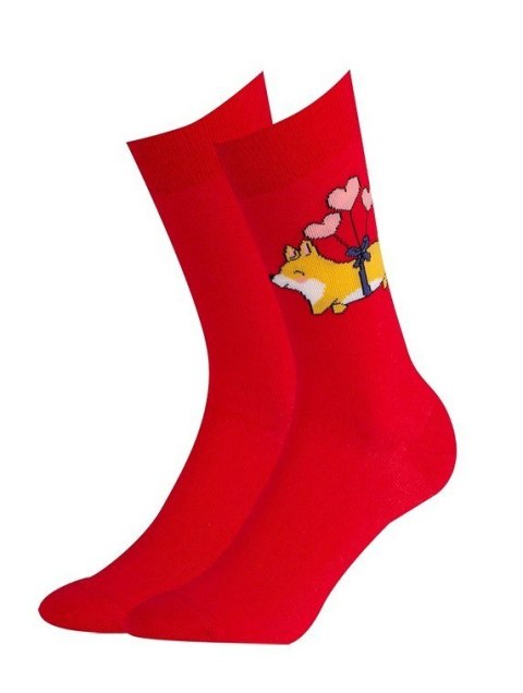 SKARPETY WALENTYNKI 43-46 red.r56/wz.997