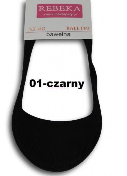 BALERINKI BAWEŁNA 1251 35-40 czarny BALERINKI BAWEŁNA 1251 35-40 czarny