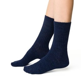SKARPETY DAMSKIE ALPACA WOOL 044 35-37 granatowy