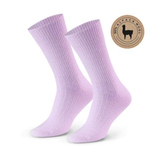 SKARPETY DAMSKIE ALPACA WOOL 50% 044 38-40 wrzosowy