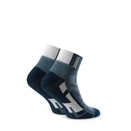 SKARPETY DAMSKIE SPORT 040 35-37 jeans/granatowy 037