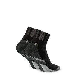 SKARPETY DAMSKIE SPORT 040 38-40 czarny/szary 035