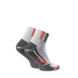SKARPETY DAMSKIE SPORT 040 38-40 szary/grafitowy 042
