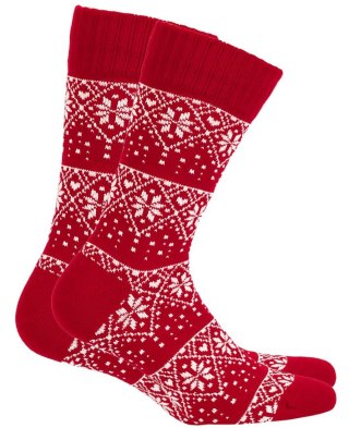 SKARPETY DAMSKIE WEŁNIANE uni wz.974/red