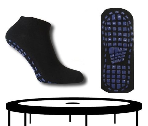 SKARPETY DO YOGI/TRAMPOLINY ABS 39-42 czarny/granatowy SKARPETY DO YOGI/TRAMPOLINY ABS 39-42 czarny/granatowy