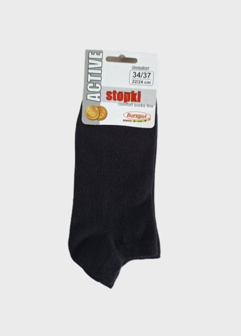 STOPKI ACTIVE GŁADKIE 038 37-40 czarny STOPKI ACTIVE GŁADKIE 038 37-40 czarny