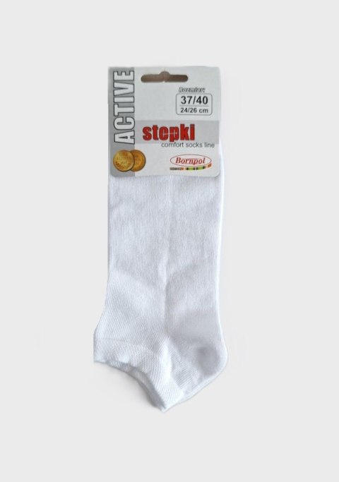 STOPKI ACTIVE GŁADKIE 038 39-42 biały STOPKI ACTIVE GŁADKIE 038 39-42 biały