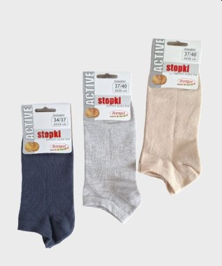 STOPKI ACTIVE GŁADKIE 038 39-42 mix kolor
