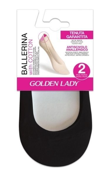 STOPKI BALLERINA BAWEŁNA 6P 2 PARY 39-42 nero STOPKI BALLERINA BAWEŁNA 6P 2 PARY 39-42 nero