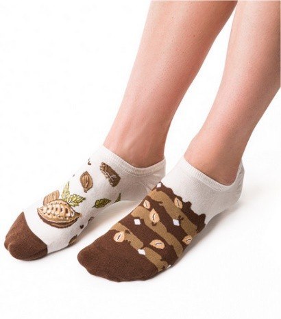 STOPKI DAMSKIE NIE DO PARY 005 SALE 39-42 kakao ecru