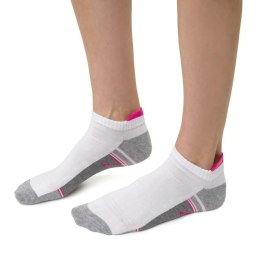 STOPKI DAMSKIE SPORTOWE 050 38-40 biały/szary 154