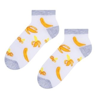 STOPKI DAMSKIE SUMMER SOCKS 114 35-37 ecrui/banany 105