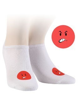 STOPKI DAMSKIE Z NADRUKIEM SALE 39-41 white.05a/wz.004