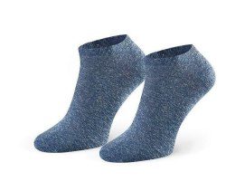 STOPKI LNIANE 174 38-40 jeans/melange