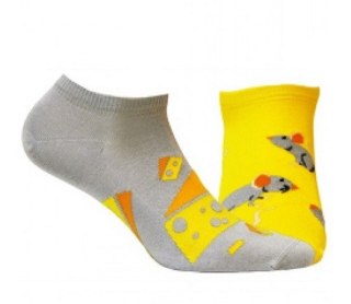 STOPKI WZOROWANE FUNKY 30-34 greyyell.w91/wz.990