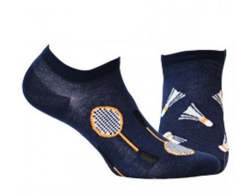 STOPKI WZOROWANE FUNKY 30-34 navy.b85/wz.989