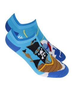 STOPKI WZOROWANE FUNKY 39-42 turquoise.t5k/wz.984