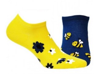 STOPKI WZOROWANE FUNKY 43-46 navyyell.w9c/wz.994