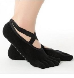 STOPKI Z PALCAMI DO YOGI ABS 8280 35-40 czarny