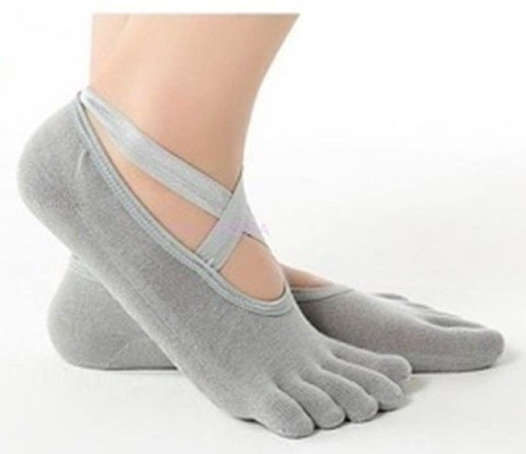 STOPKI Z PALCAMI DO YOGI ABS 8280 35-40 szary STOPKI Z PALCAMI DO YOGI ABS 8280 35-40 szary