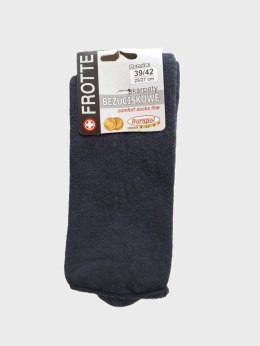 SKARPETY BEZUCISKOWE FROTTE 434 39-42 granat