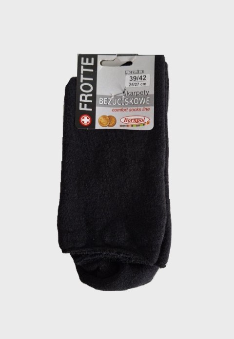 SKARPETY BEZUCISKOWE FROTTE 434 43-46 czarny SKARPETY BEZUCISKOWE FROTTE 434 43-46 czarny