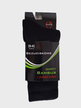 SKARPETY BEZUCISKOWE FROTTE BAMBUS M+ 42-43 czarny