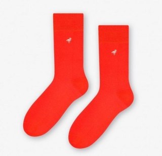 SKARPETY CASUAL 051 43-46 pomarańczowy flaming 115