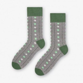 SKARPETY CASUAL 051 43-46 szary gwiazdki 100