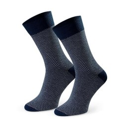 SKARPETY GARNITUROWE ŻAKARDOWE 011 39-41 jeans 003