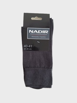 SKARPETY KLASYCZNE Z ELASTANEM 42-43 grafit