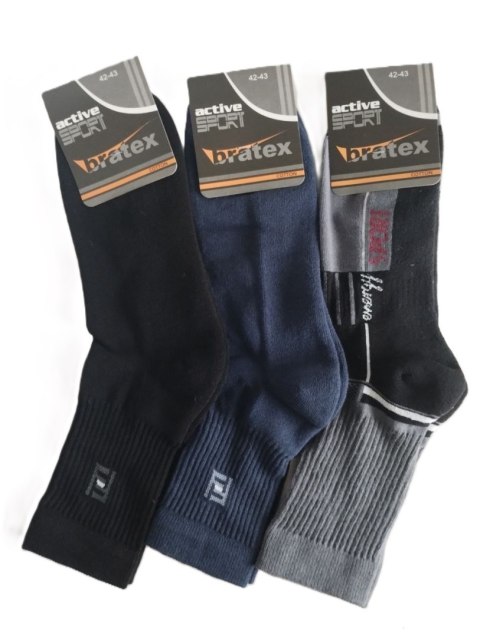 SKARPETY MĘSKIE ACTIVE SPORT M-006 39-41 mix kolor / mix wzór SKARPETY MĘSKIE ACTIVE SPORT M-006 39-41 mix kolor / mix wzór