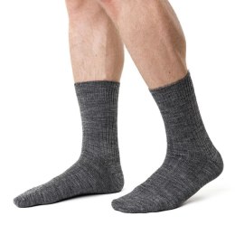 SKARPETY MĘSKIE ALPACA WOOL 044 44-46 melanż szary