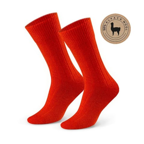 SKARPETY MĘSKIE ALPACA WOOL 50% 044 44-46 pomarańczowy SKARPETY MĘSKIE ALPACA WOOL 50% 044 44-46 pomarańczowy