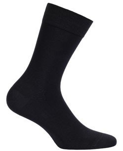 SKARPETY MĘSKIE BAMBOO GŁADKIE 42-44 black