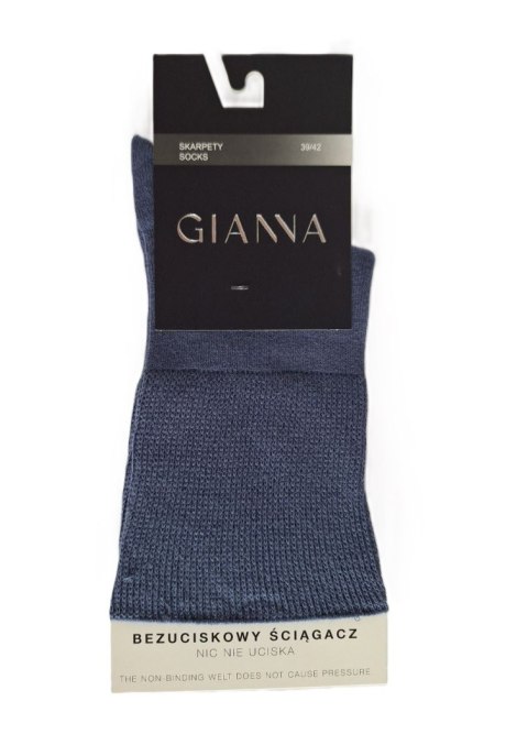 SKARPETY MĘSKIE BEZUCISKOWE 39-42 jeans SKARPETY MĘSKIE BEZUCISKOWE 39-42 jeans