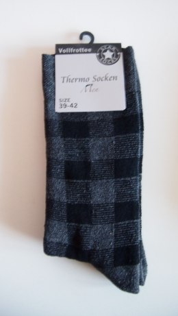 SKARPETY MĘSKIE THERMO 7025 39-42 grafitowy