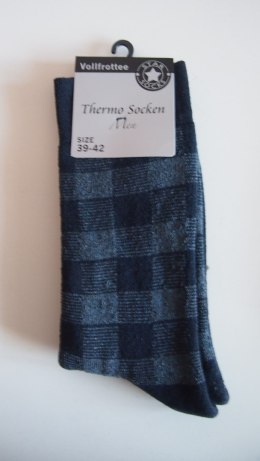 SKARPETY MĘSKIE THERMO 7025 39-42 granatowy