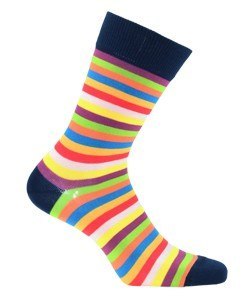 SKARPETY PERFECT MAN CASUAL 39-41 multicol.z69/paski