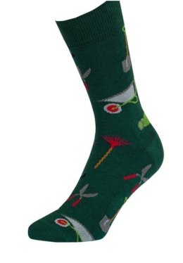 SKARPETY PERFECT MAN CASUAL 42-44 green.v84/wz.188