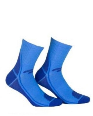 SKARPETY SPORTIVE MĘSKIE AG+ 42-44 jeans.b4b/wz.951