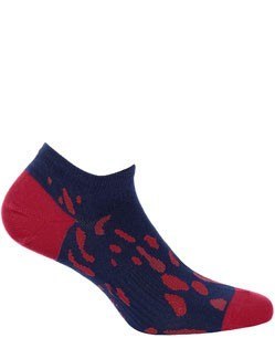 STOPKI SPORTIVE WZOROWANE AG+ 39-41 navy.b79/wz.958